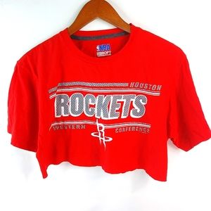 NBA Houston Rockets Red Crop Top L